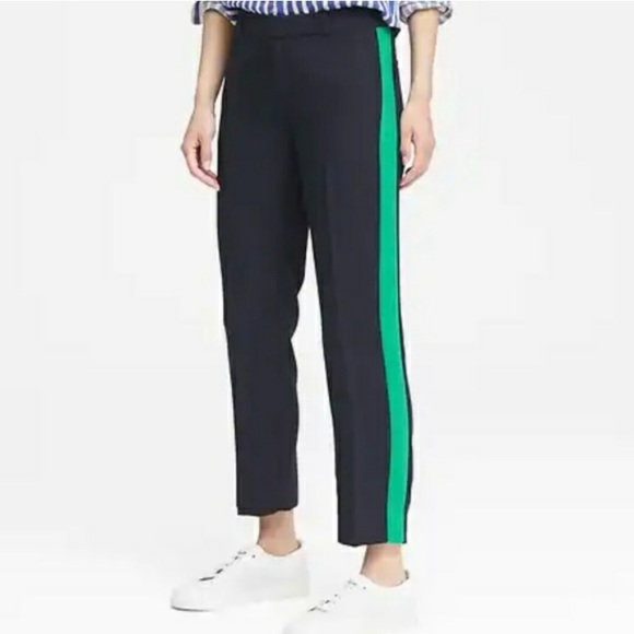 Banana Republic Avery Tux Stripe Cropped Pants 6 - Picture 2 of 13